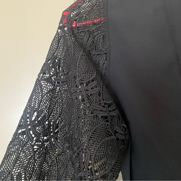 GIAMBA Black Lace Mini Dress IT 42 or US 6 - Picture 5 of 8